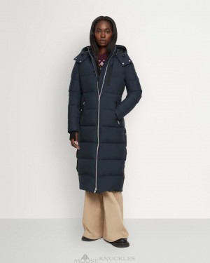 Moose Knuckles Jocada Parka Parkas Damen Navy | 27549GBSK