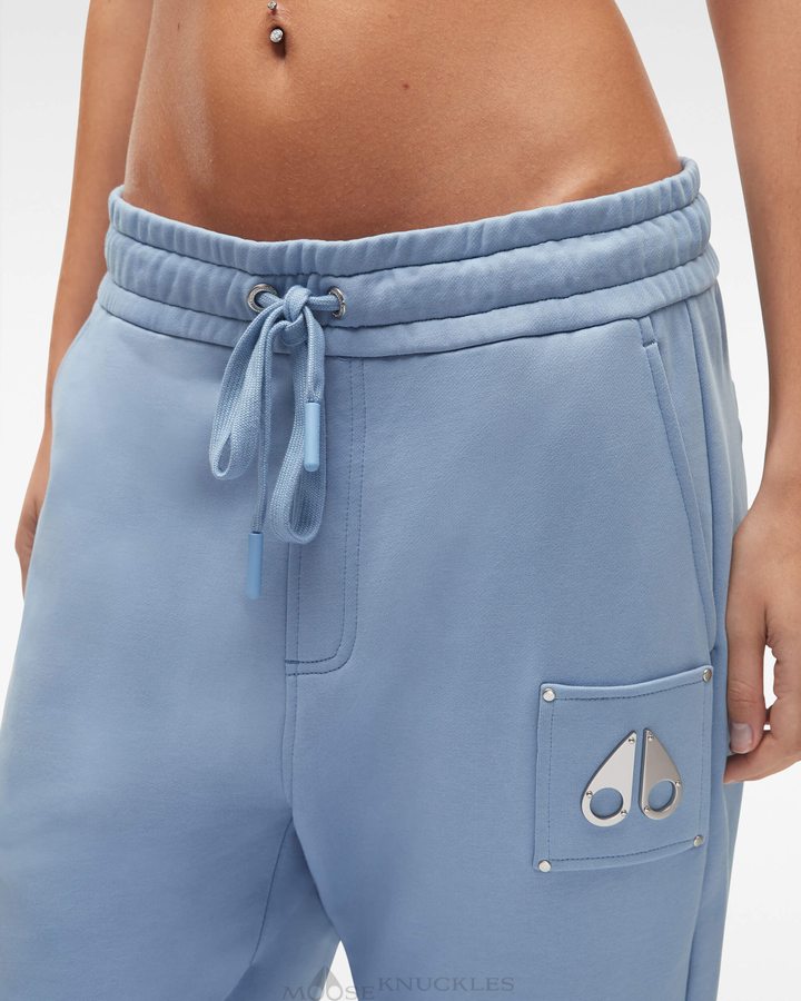 Moose Knuckles Brooklyn Jogger Hosen Damen Blau | 26193CNBG