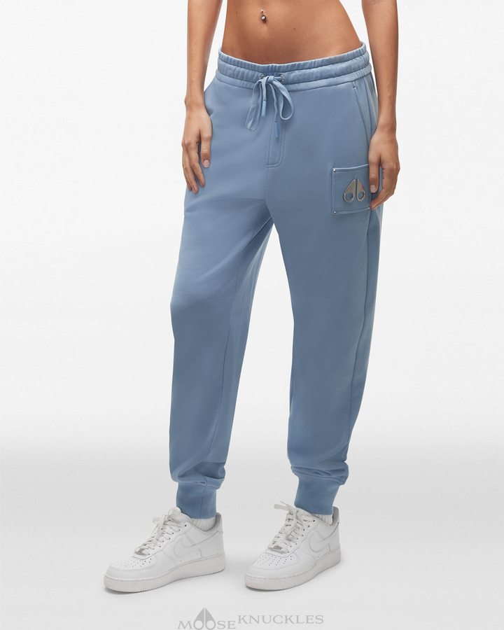 Moose Knuckles Brooklyn Jogger Hosen Damen Blau | 26193CNBG