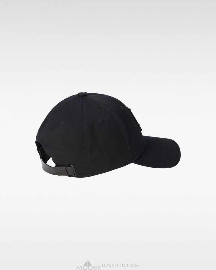 Moose Knuckles Logo Icon Cap Baseball caps Herren Schwarz Schwarz | 79164XATR