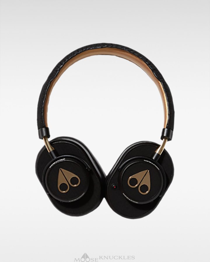 Moose Knuckles Noise Cancelling Headphones Kopfhörer Herren Schwarz Gold | 08629GNHQ