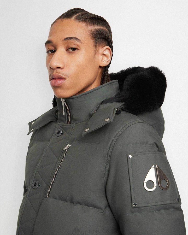 Moose Knuckles Original 3q Jacket Shearling Jacken Herren Schwarz | 13706ZNSP