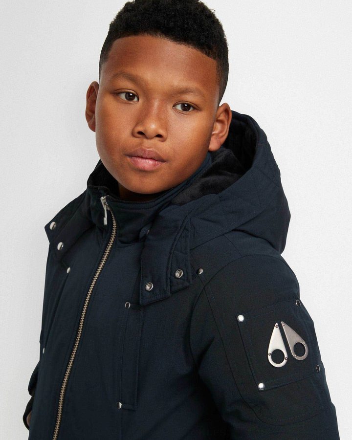 Moose Knuckles Original Bomber Bomberjacke Kinder Navy | 81704OKNS