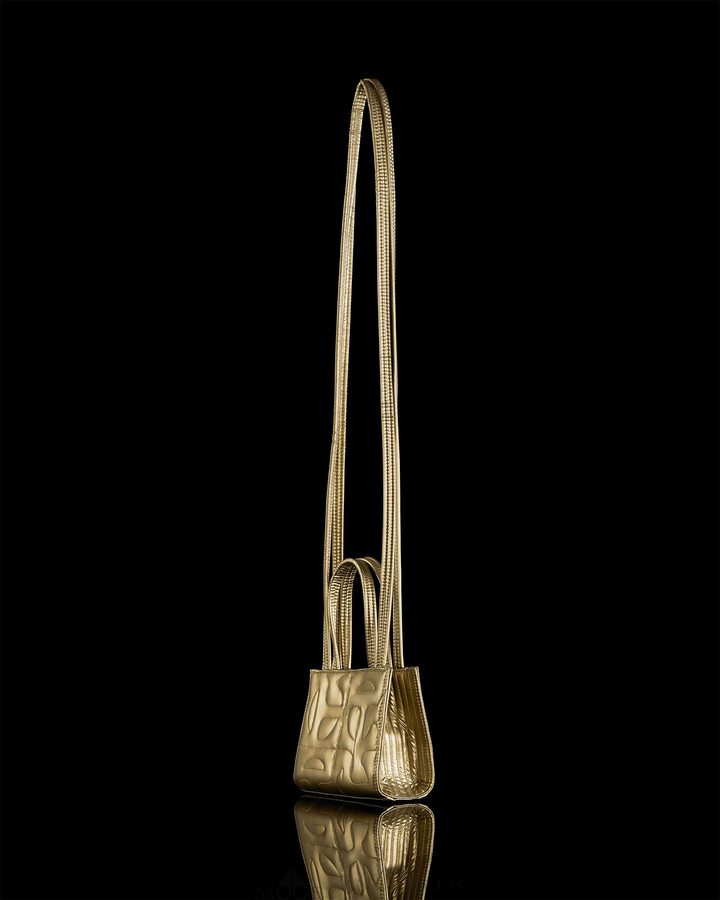 Moose Knuckles Telfar Small Shopping Bag Taschen Damen Gold | 51786EUYX