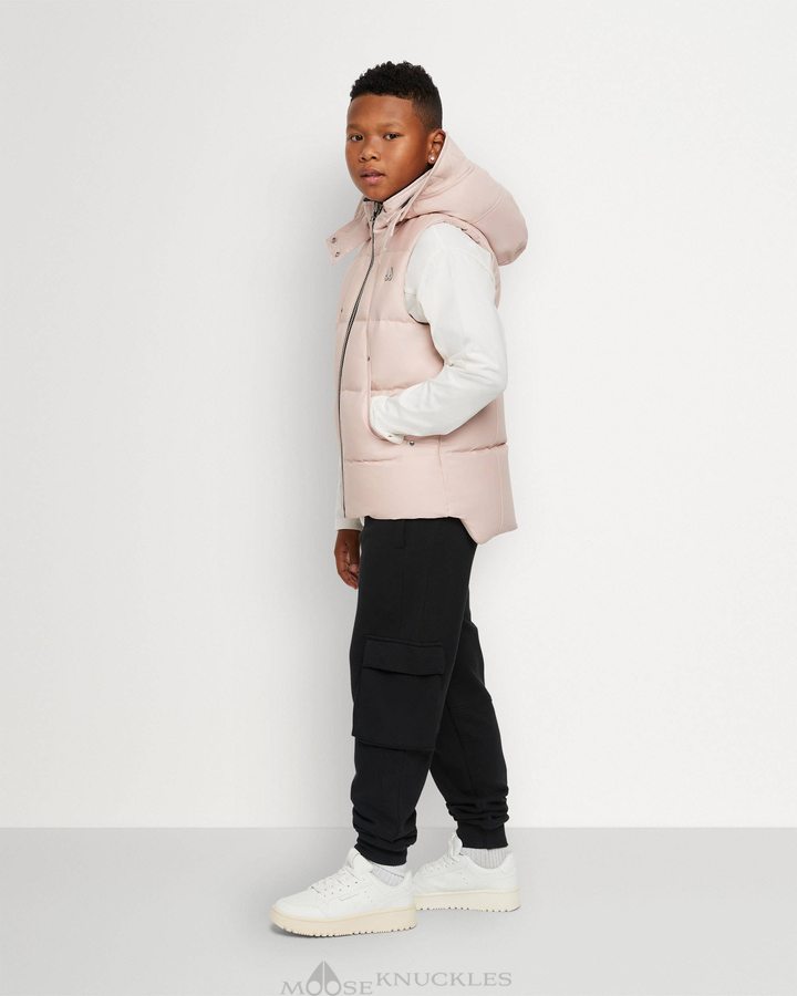 Moose Knuckles Vest Vests Kinder Rosa | 76504MCJR 